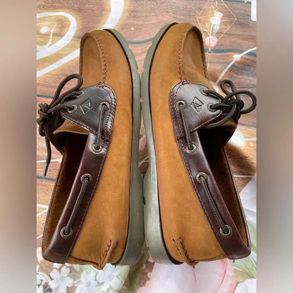 Sperry Brown Boat Shoes Classic Nautical Design